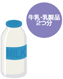 牛乳瓶1本（200ml）